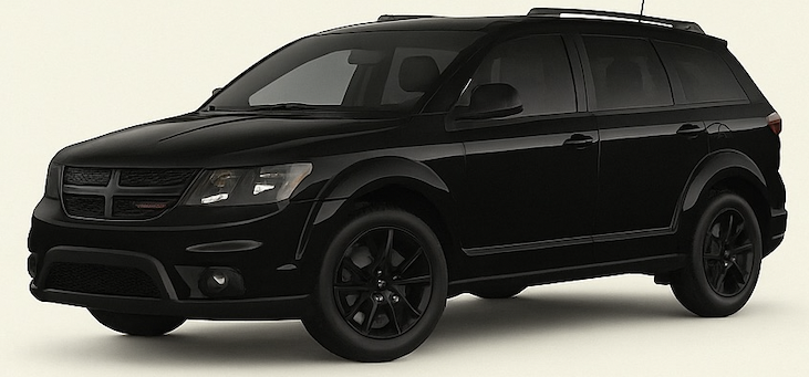 Black Dodge Journey SUV